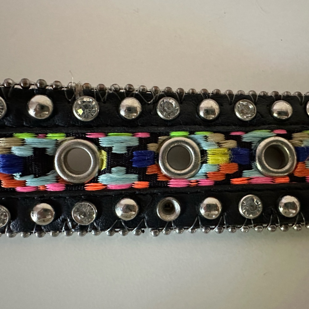 WB Atlas Women’s Cowgirl Gypsy Belt with Aztec Design S - Picture 8 of 10